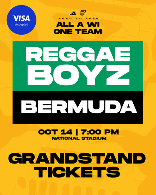 Jamaica vs Bermuda WCQ (Grandstand) – Oct 14 @ 7PM