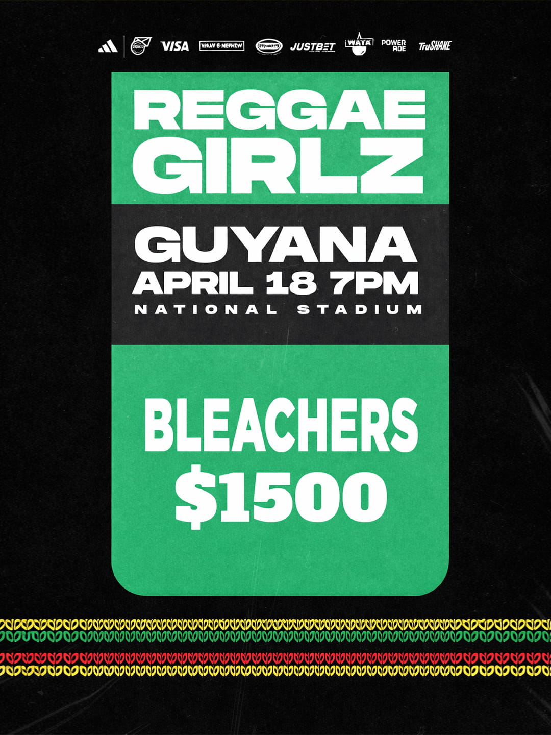 Jamaica vs Guyana (Bleachers) - April 18